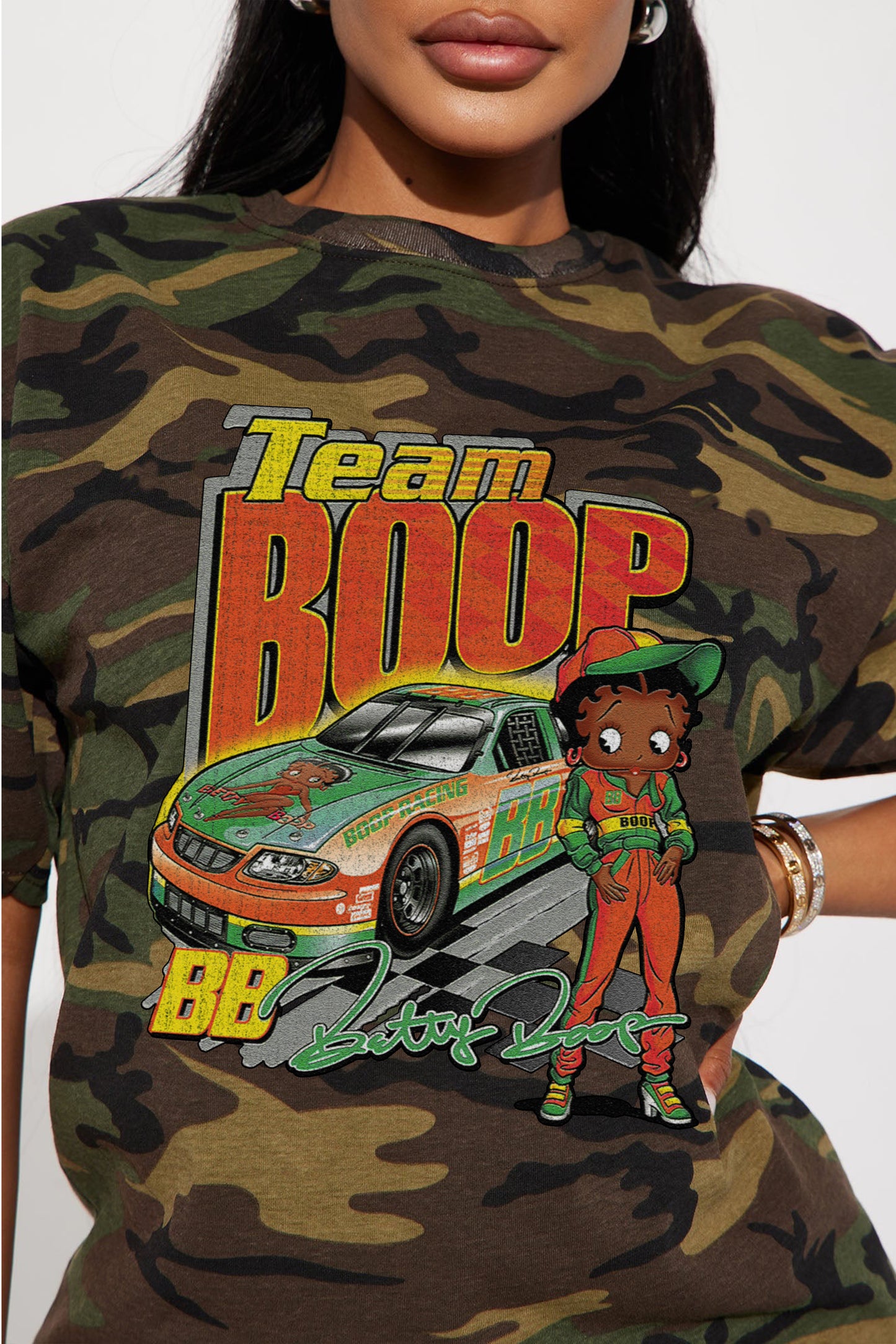 Camo Team Boop Tee