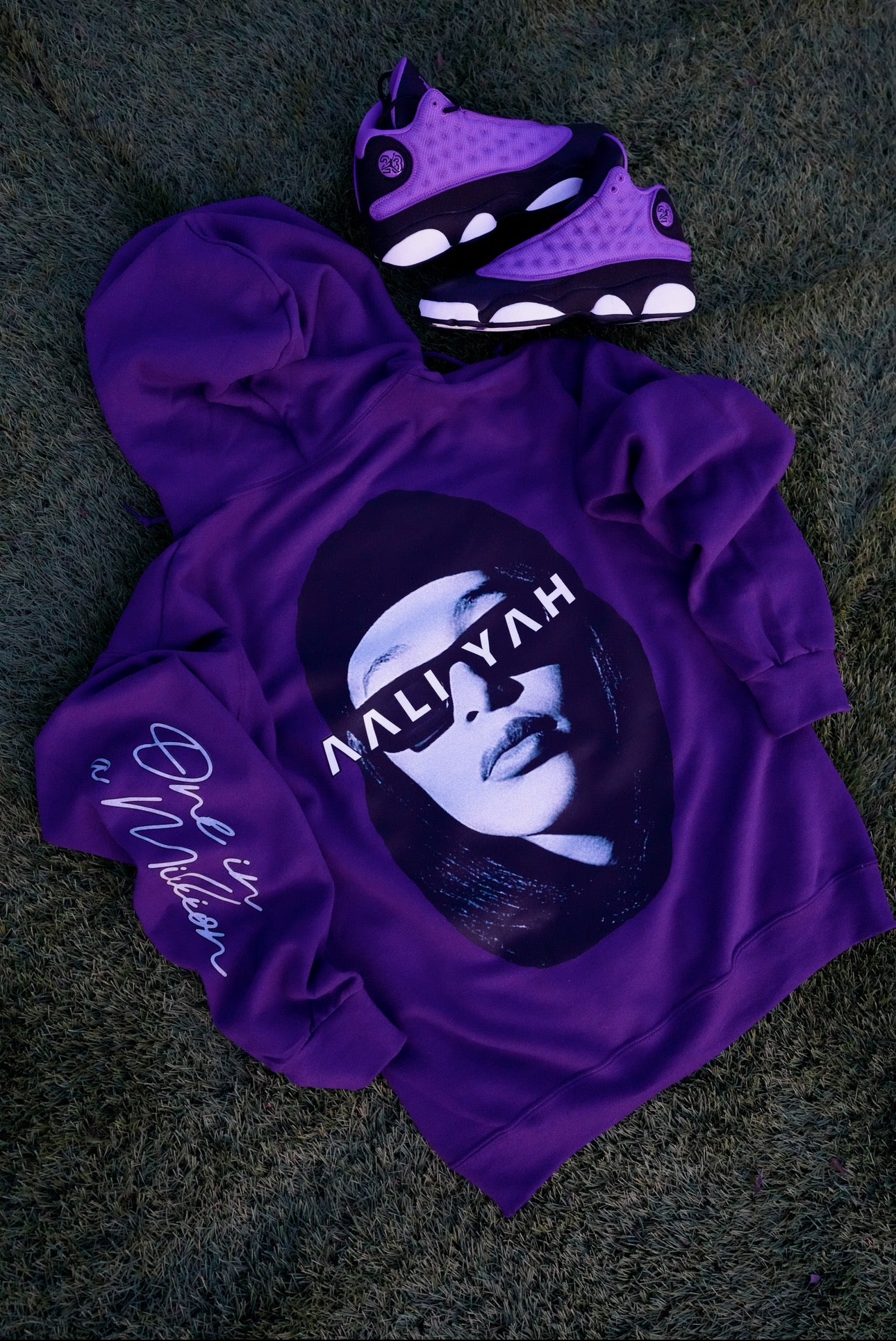 Aaliyah - Oversized Print - Hoodie